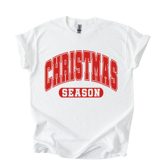 Camiseta Christmas Season Rojo