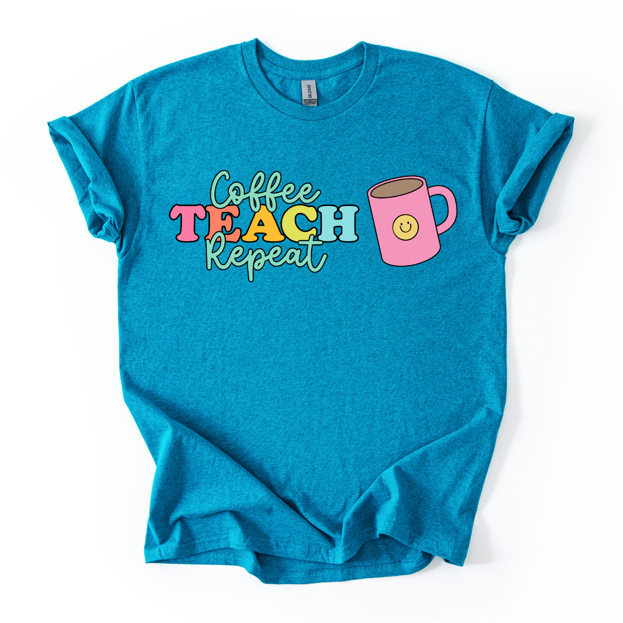 Camiseta Coffee Teach Repeat