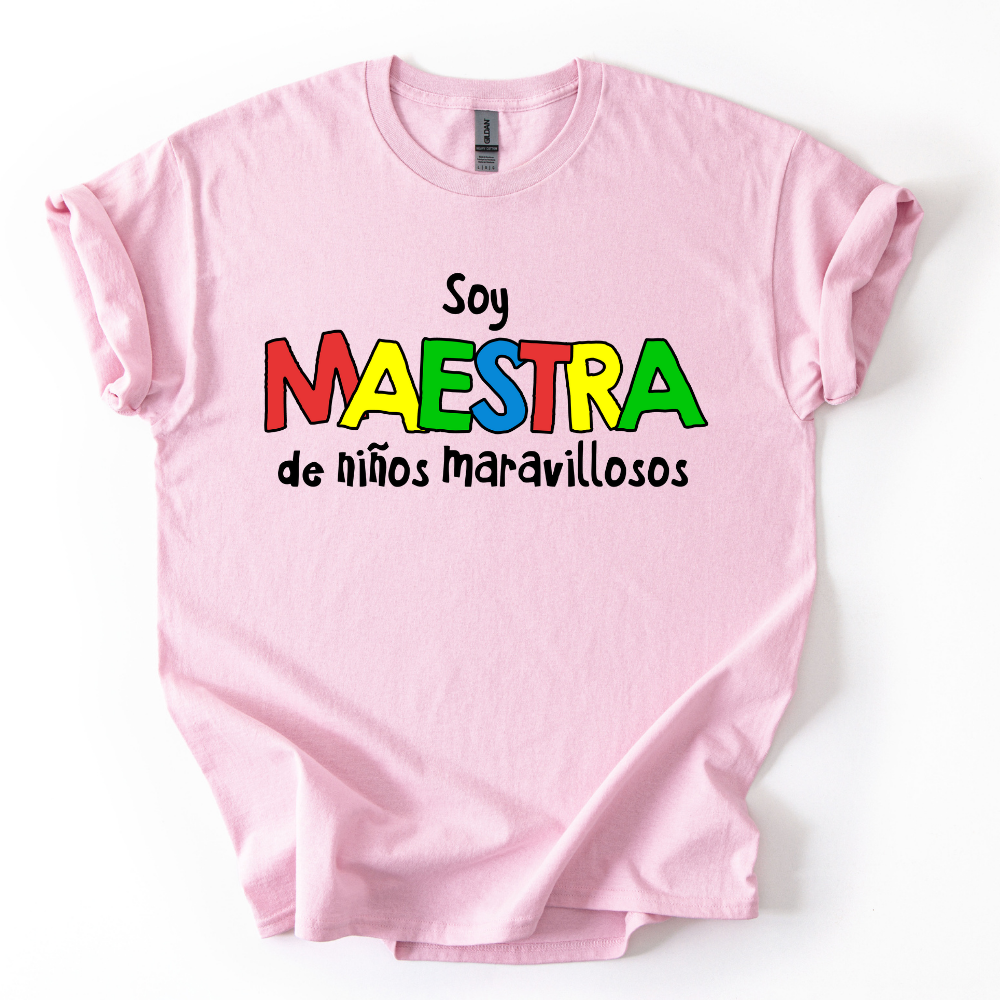 Camiseta Soy maestra de niños maravillosos