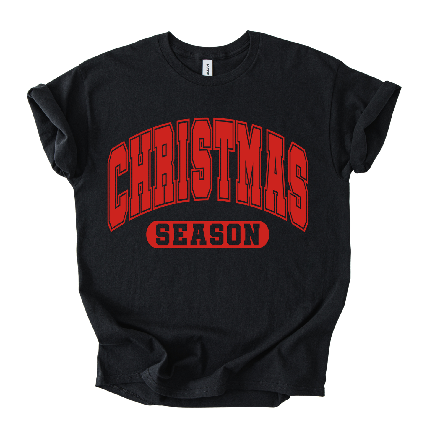 Camiseta Christmas Season Rojo