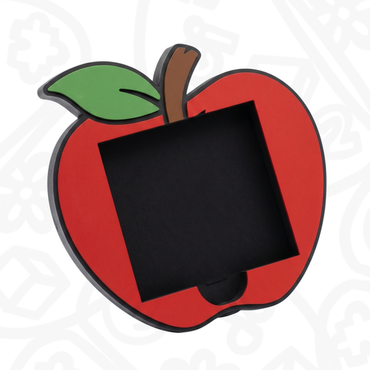 Porta Notas Adhesivas - Manzana Roja
