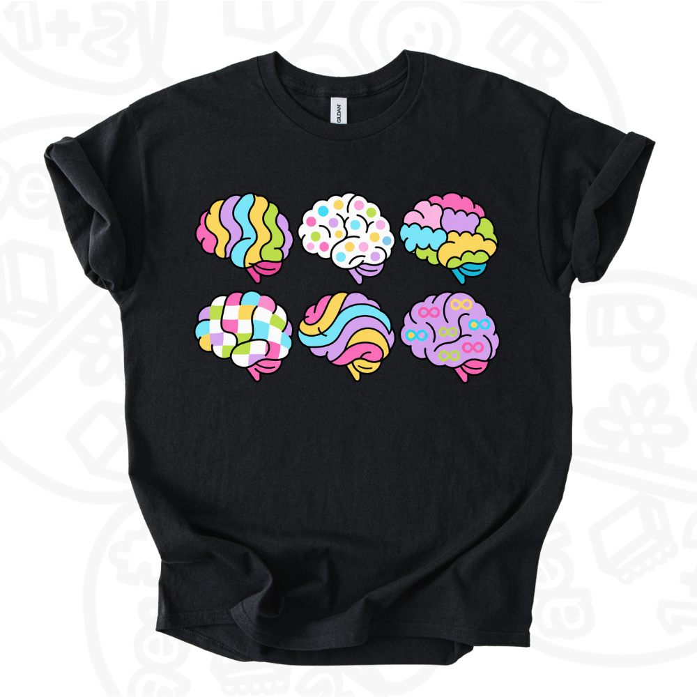 Camiseta Cerebritos colores