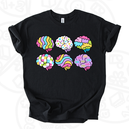 Camiseta Cerebritos colores