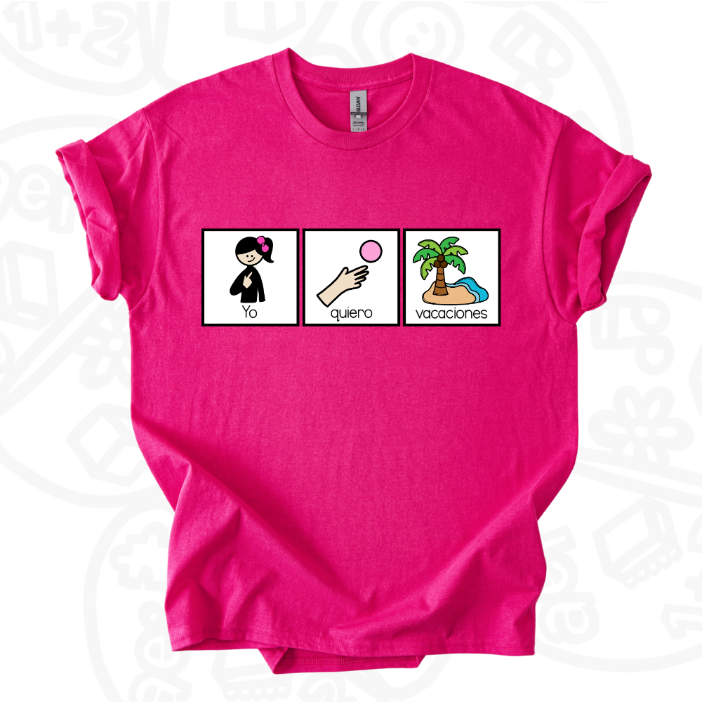 Camiseta Yo quiero vacaciones
