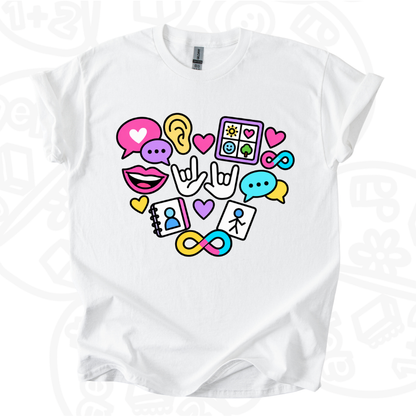 Camiseta Corazón Cositas Inclusivas