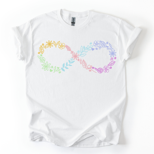 Camiseta Infinito de flores
