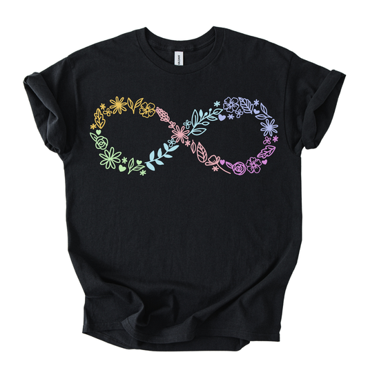 Camiseta Infinito de flores