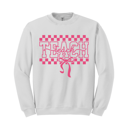 Sudadera Teach Moño blanco