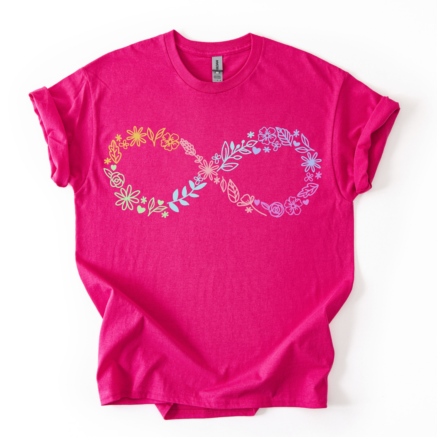 Camiseta Infinito de flores
