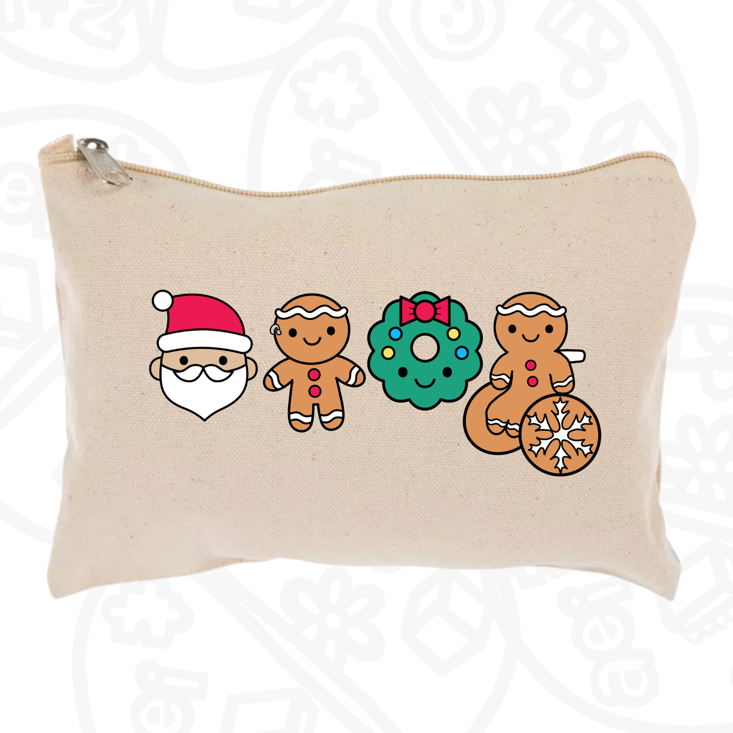 Lapicera Natural Dibujos Navidad