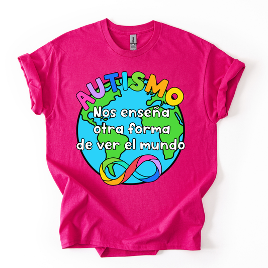 Camiseta Autismo - Mundo