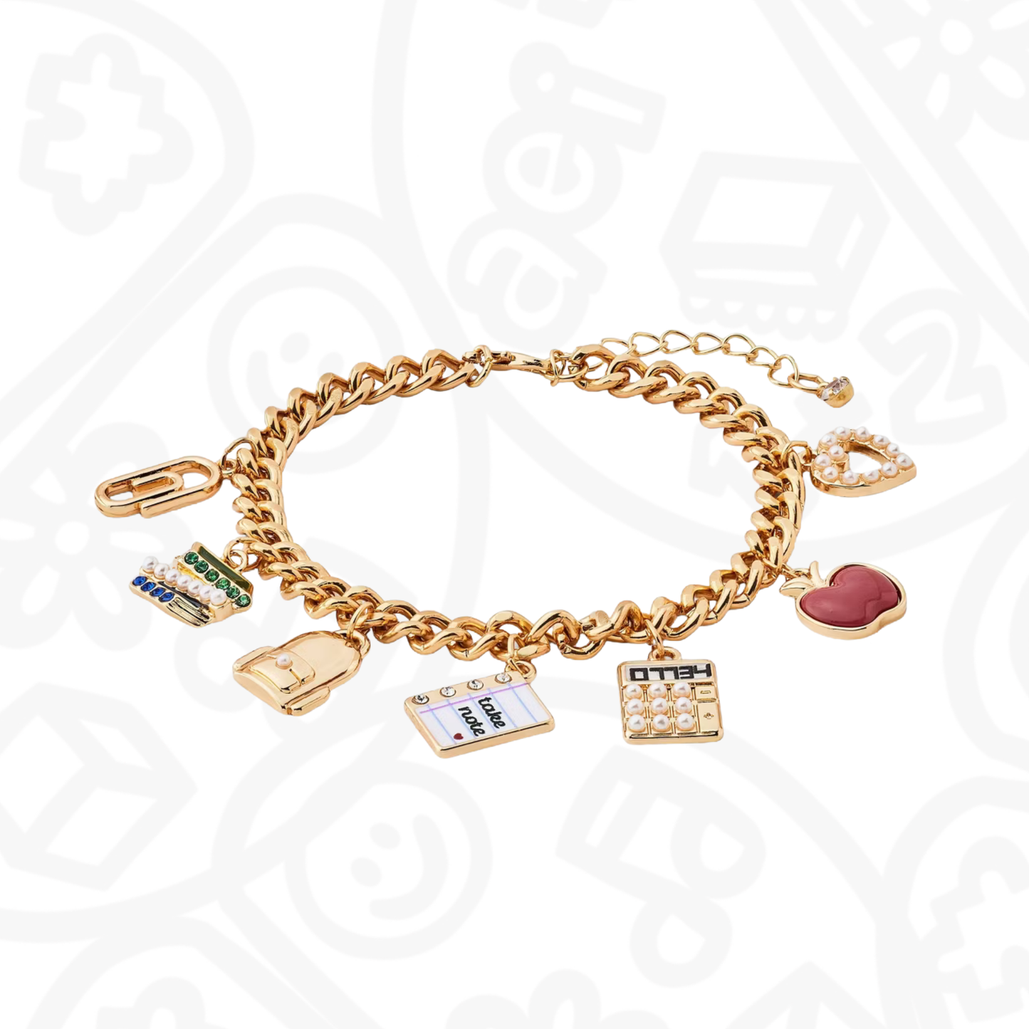 Pulsera de artículos escolares