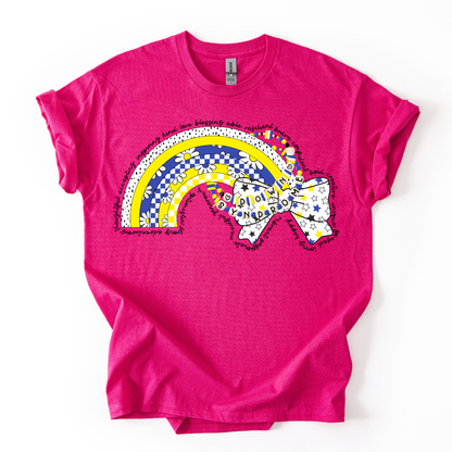 Camiseta Sindrome de down moño