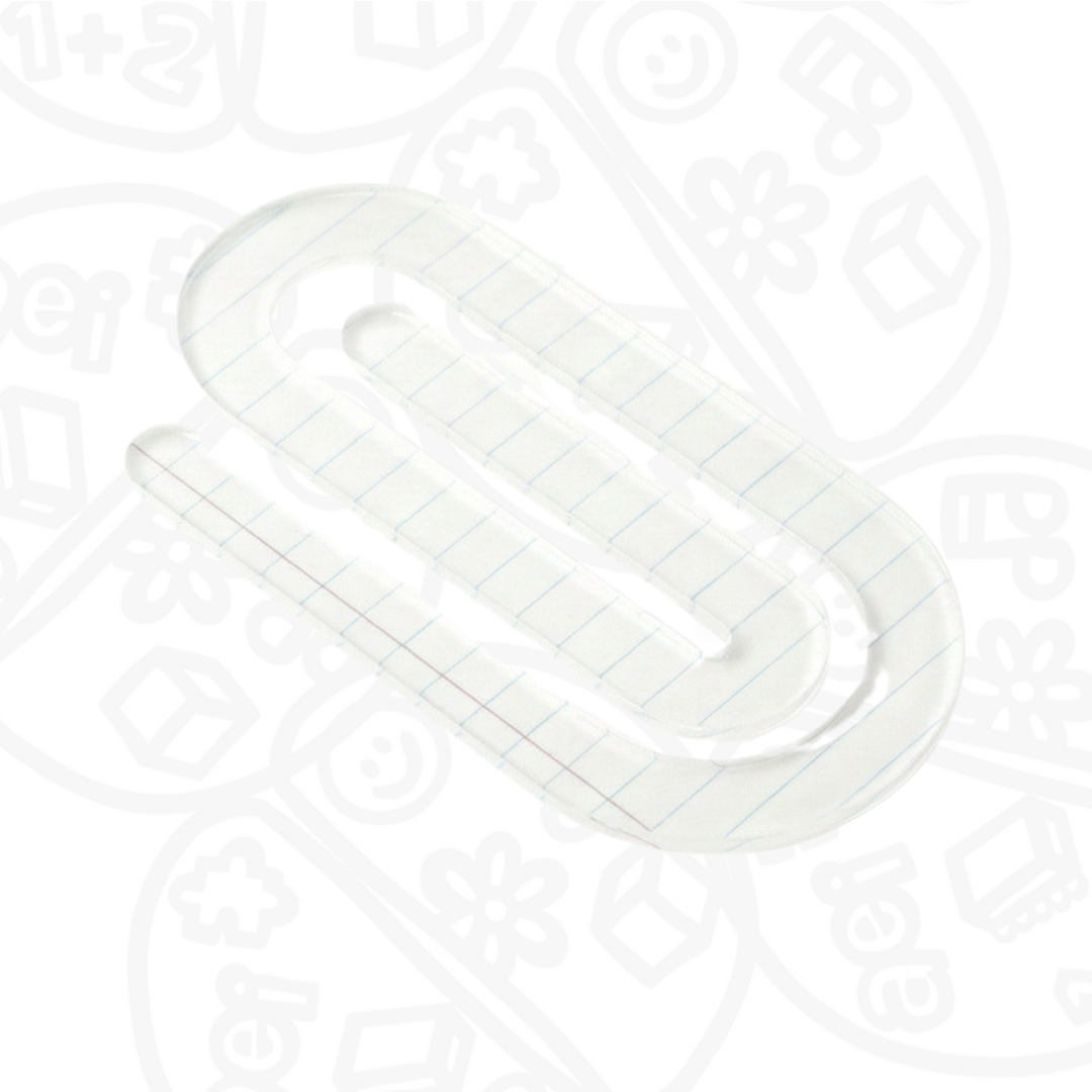 Clip jumbo de acrílico Libreta