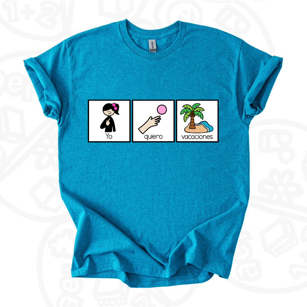 Camiseta Yo quiero vacaciones