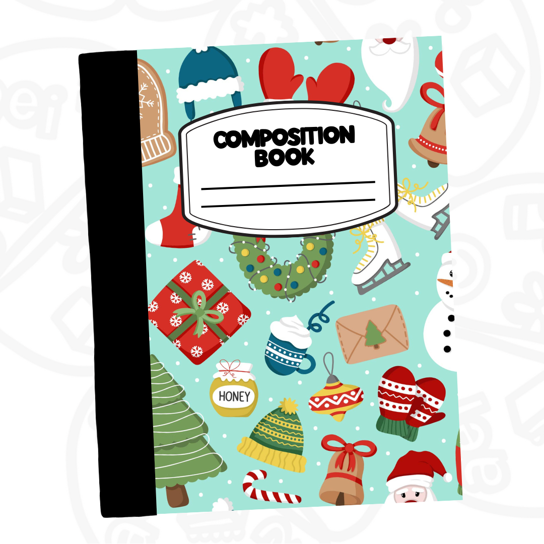 Cuaderno Composition Christmas Stuff