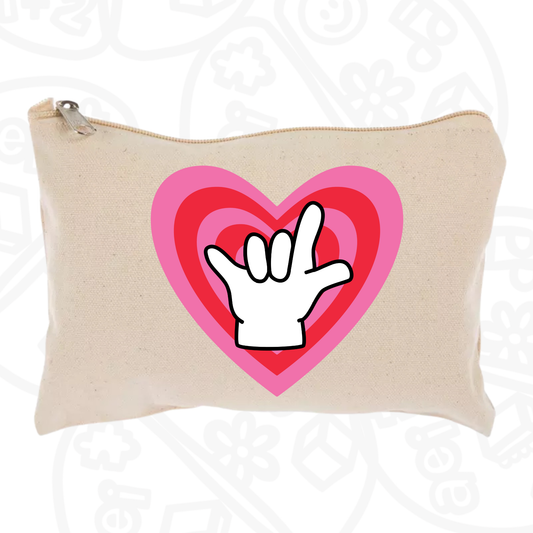 Lapicera Natural Corazón Rojo LSM