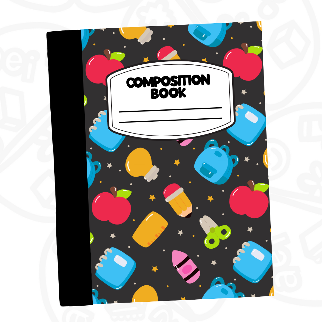 Cuaderno Composition Dibujitos escolares