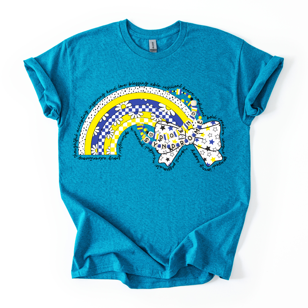 Camiseta Sindrome de down moño