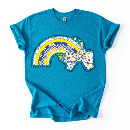 Camiseta Sindrome de down moño