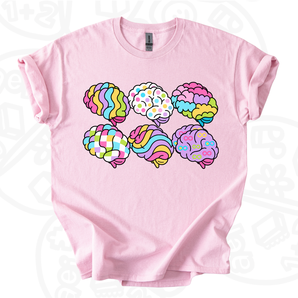 Camiseta Cerebritos colores