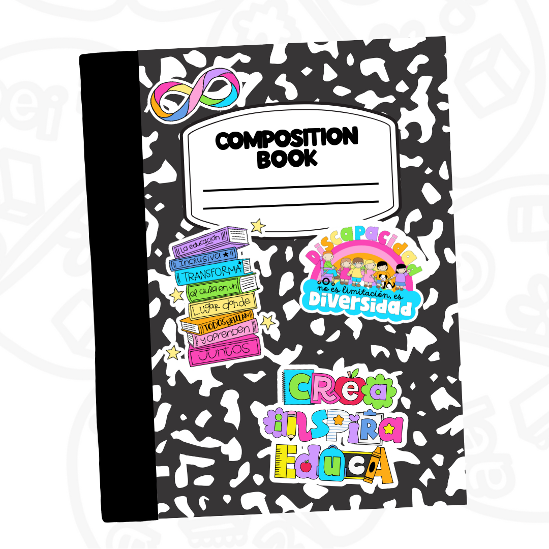 Cuaderno Composition Dibujos Inclusivos