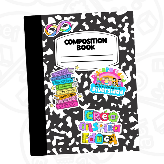 Cuaderno Composition Dibujos Inclusivos