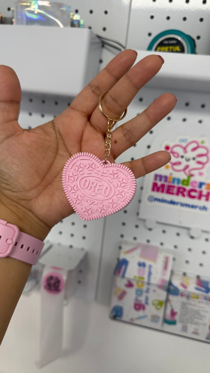 Llavero Clicker de galleta de corazón