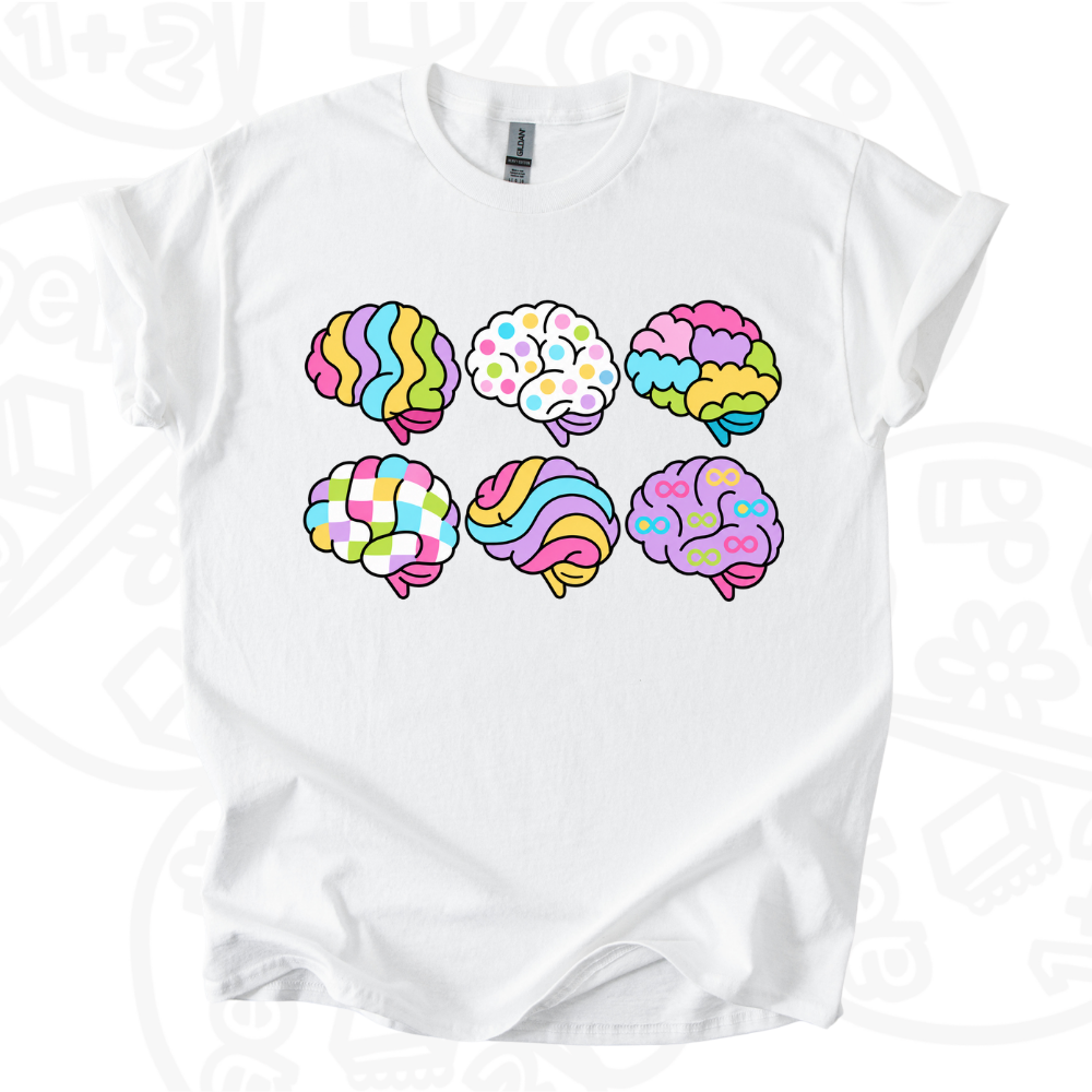 Camiseta Cerebritos colores