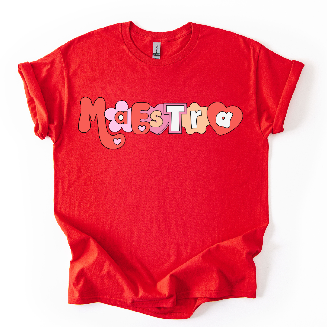 Camiseta Maestra San Valentín