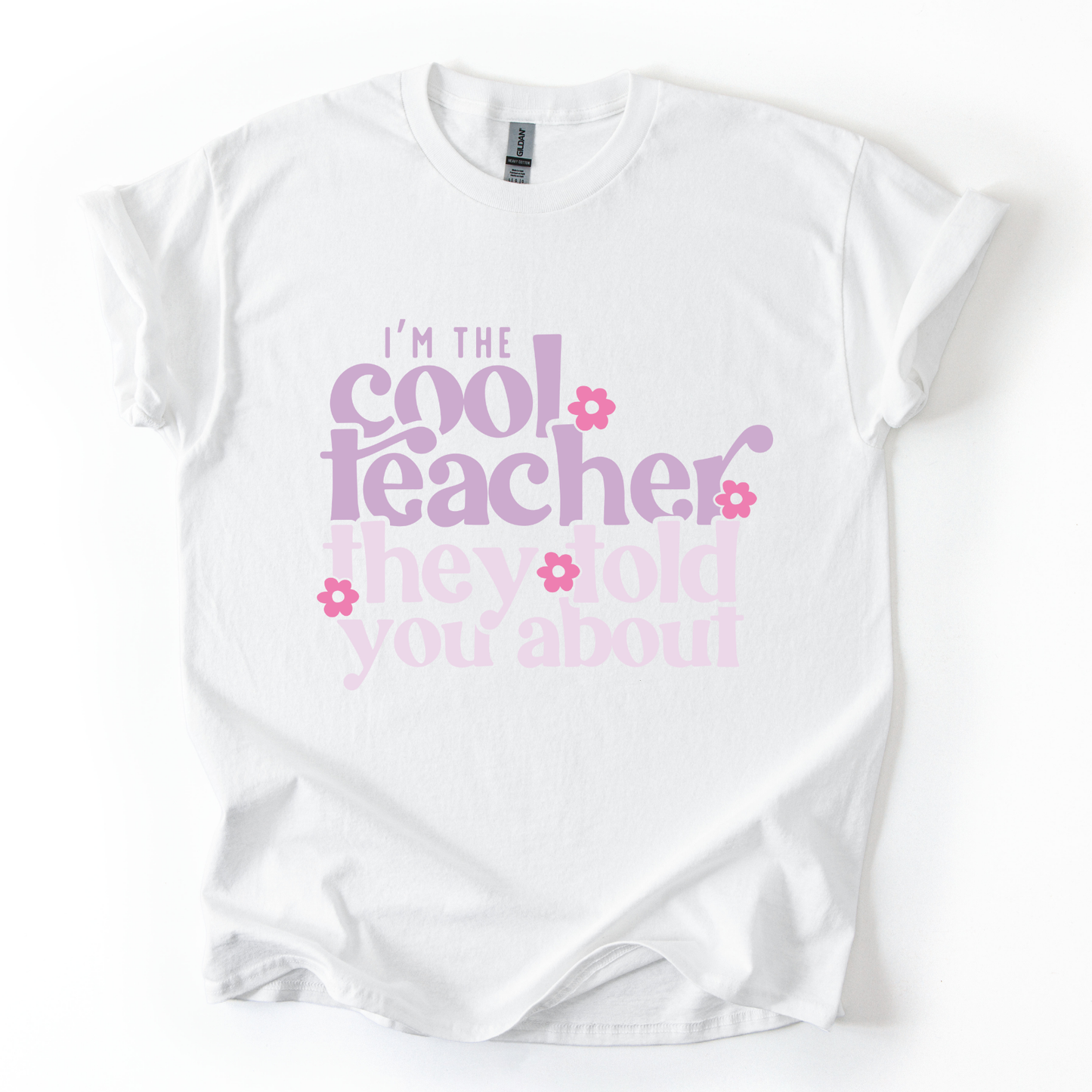 Camiseta Cool teacher they told you