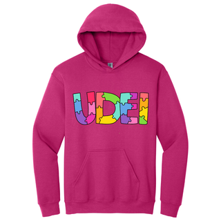 Hoodie UDEI color negro