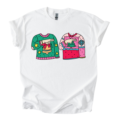 Camiseta Feliz Navidad Señas LSM