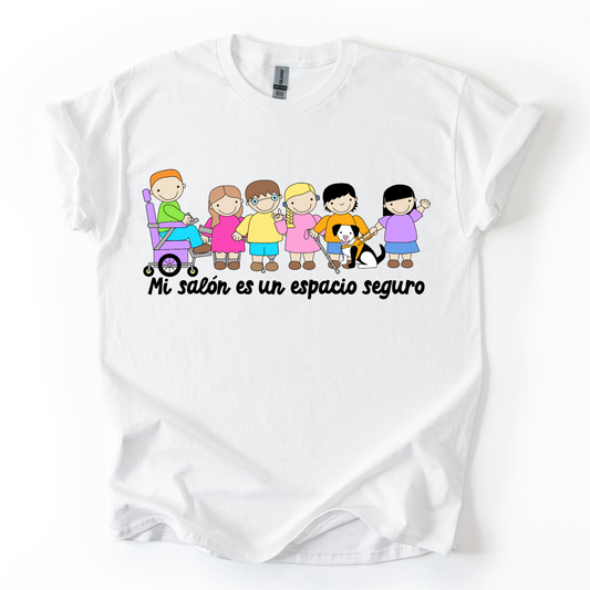 Camiseta Mi salón es un espacio seguro