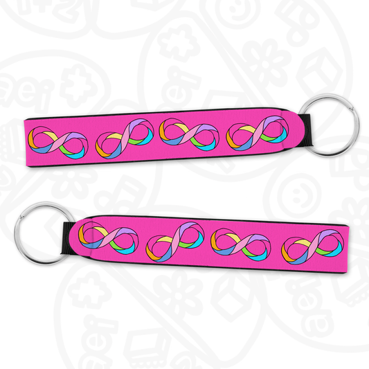 Llavero Infinitos rosa