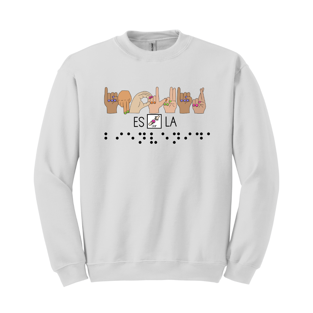 Sudadera Incluir es dar la bienvenida