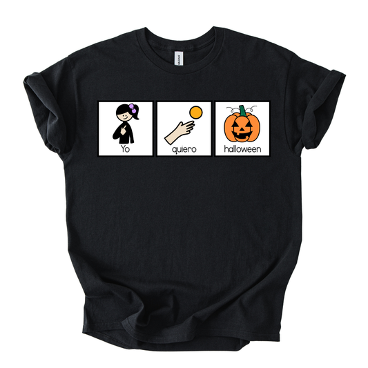 Camiseta Yo quiero Halloween