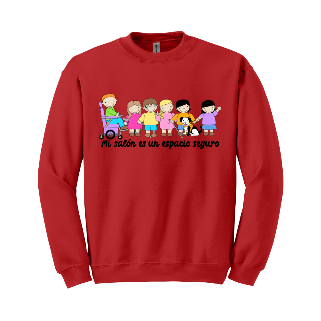 Sudadera Mi salón es un espacio seguro