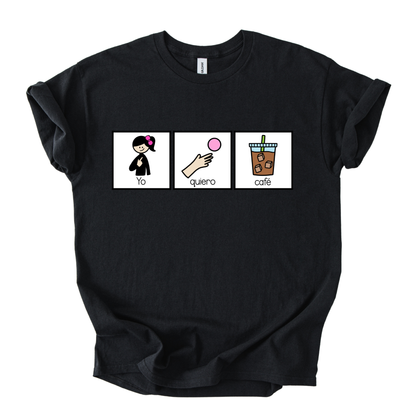Camiseta Yo quiero café