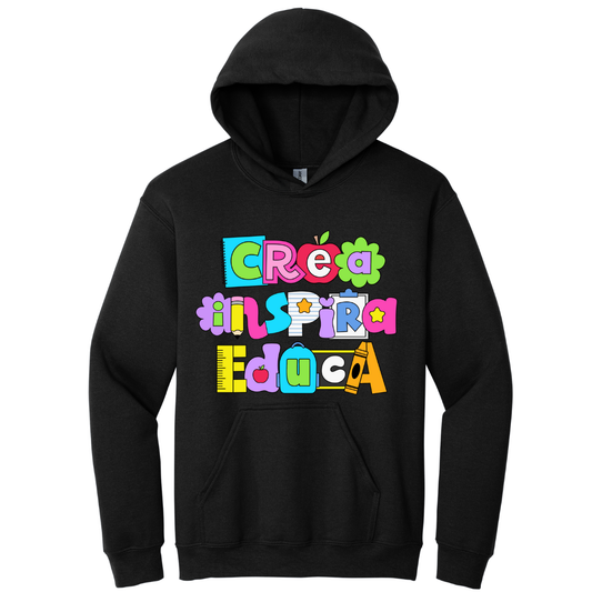 Hoodie Crea Inspira Educa