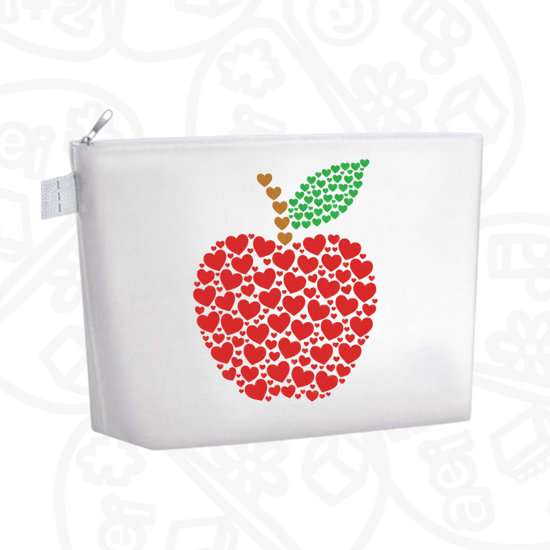 Lapicera Manzana Corazones