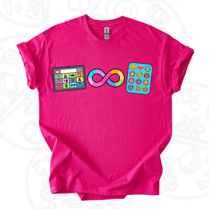 Camiseta AAC Infinito Stickers