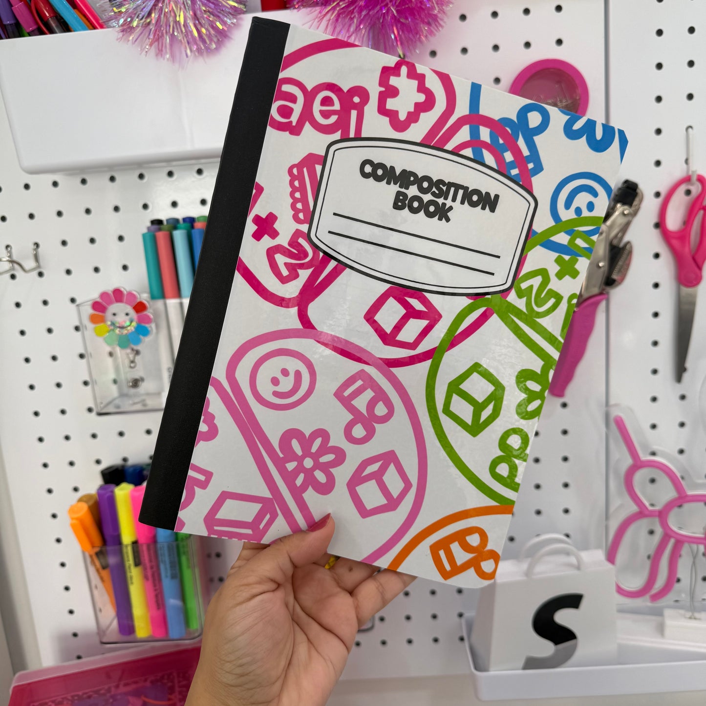 Cuaderno Composition Cerebros Colores