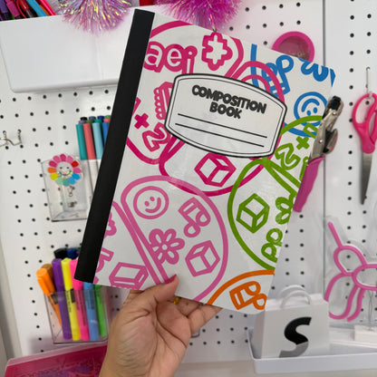 Cuaderno Composition Cerebros Colores