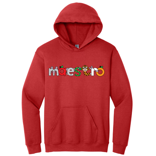 Hoodie Maestro con dibujos