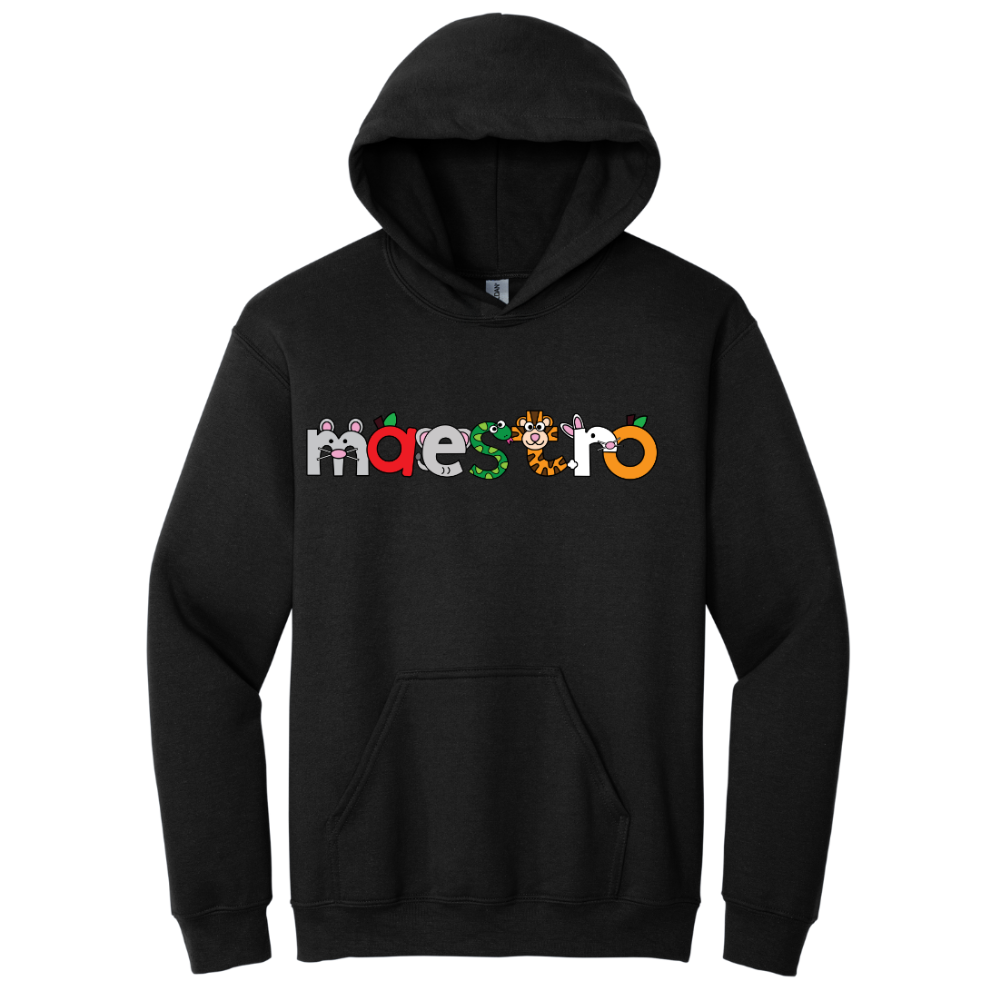 Hoodie Maestro con dibujos