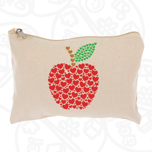 Lapicera Natural Manzana Corazones