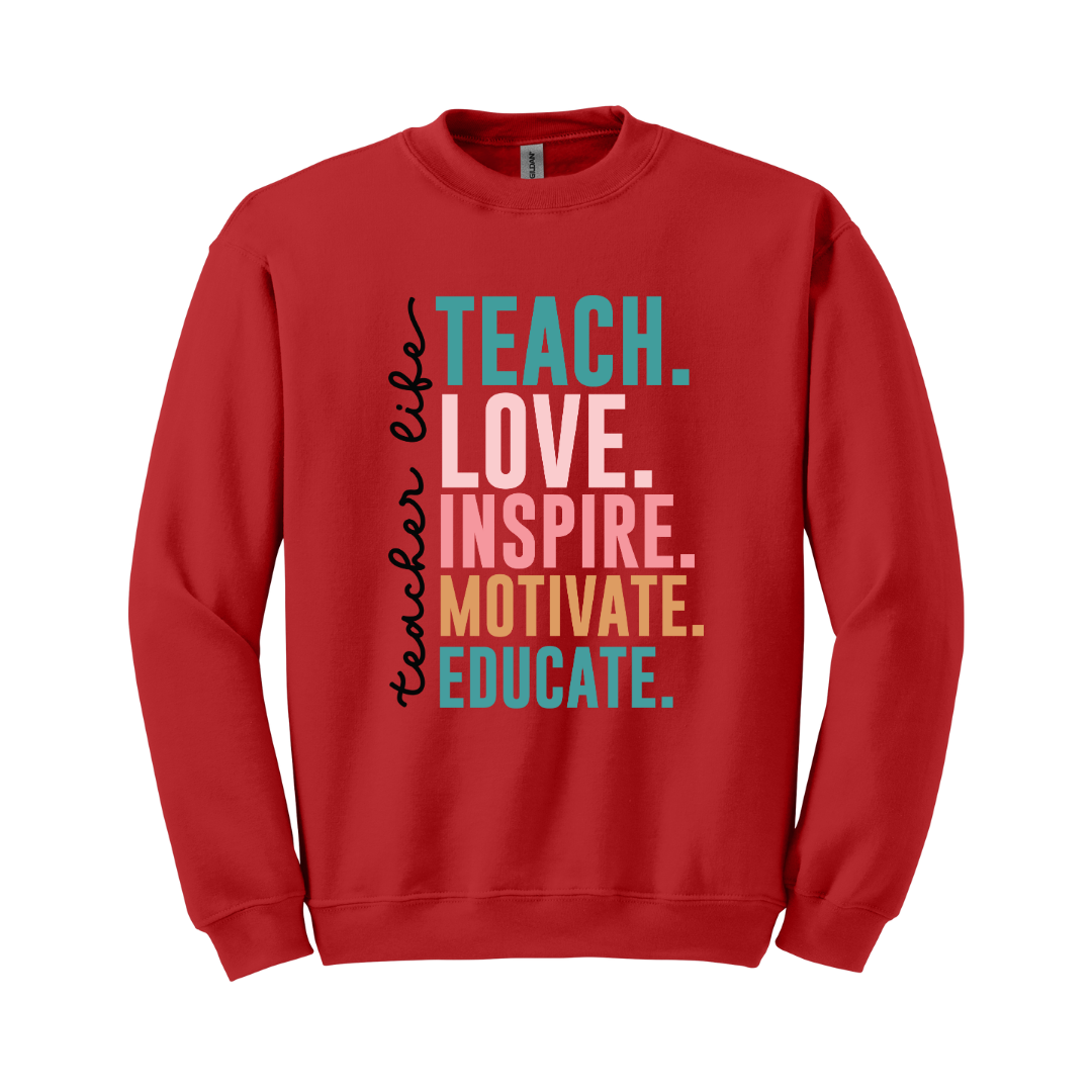 Sudadera Teach Love Inspire Motivate