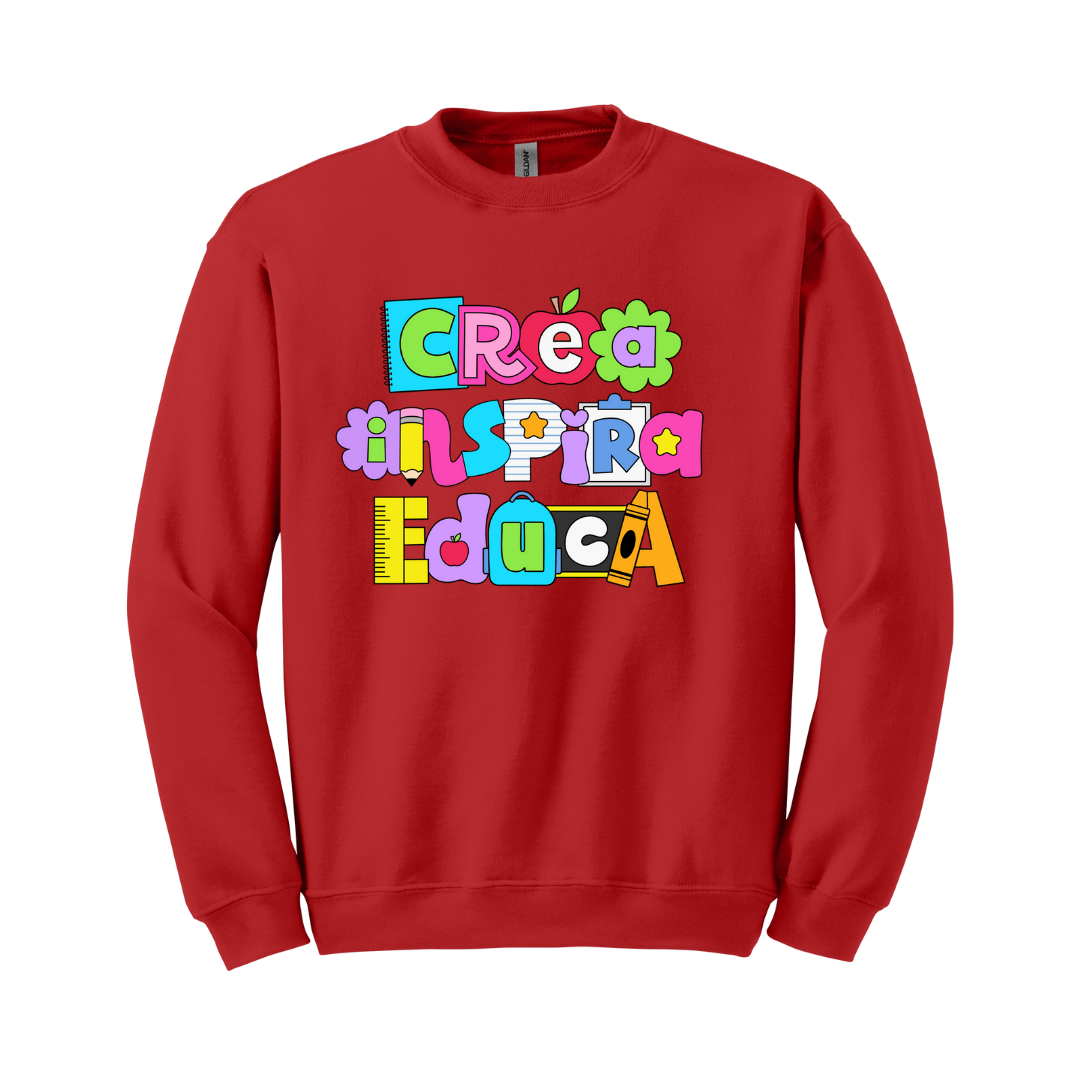 Sudadera Crea Educa Inspira