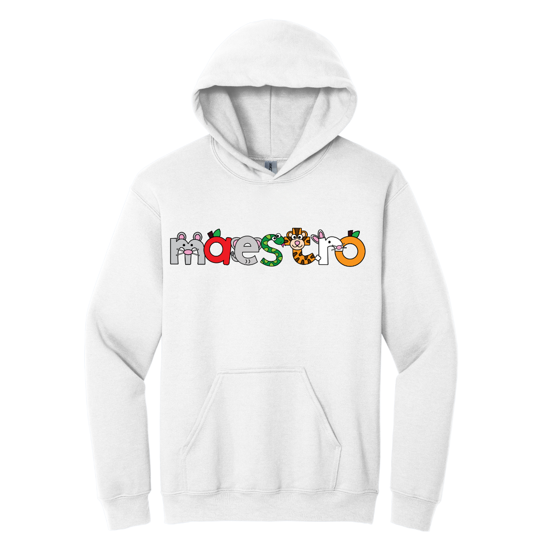 Hoodie Maestro con dibujos